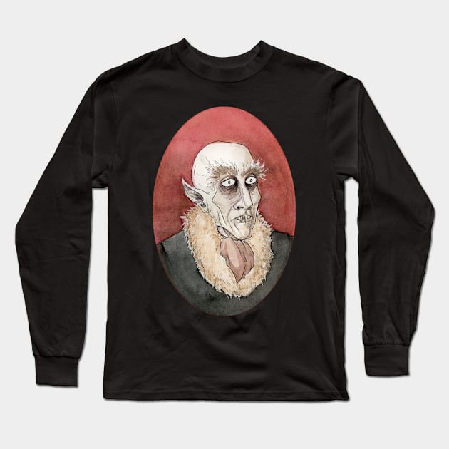 Count Orlock Long Sleeve T-Shirt by FoolErrant